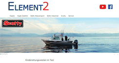 Desktop Screenshot of element-2.de